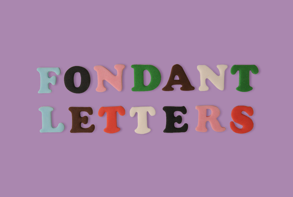Fondant Letters